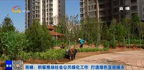 西峰區(qū) 積極推動(dòng)社會(huì)公共綠化工作，全力打造綠色宜居城市